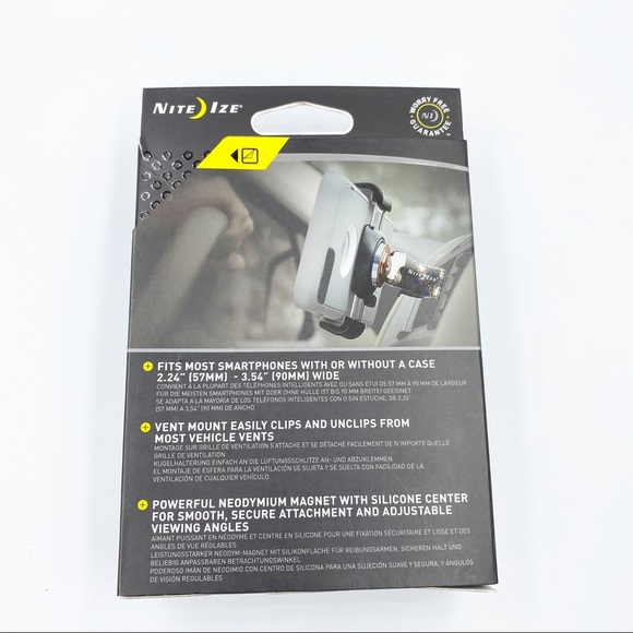 Nite Ize Steelie Freemount Vent Mount Kit Magnetic - Picture 7 of 13